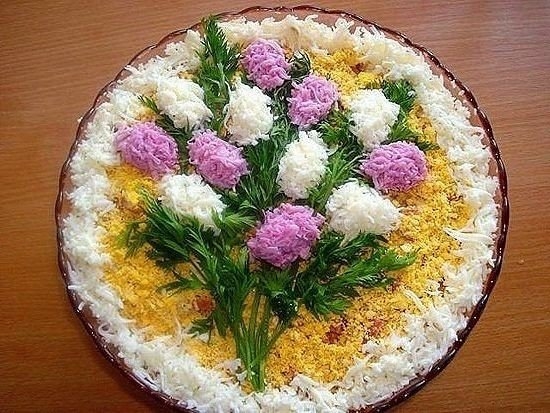 Салат "Весенний букет"