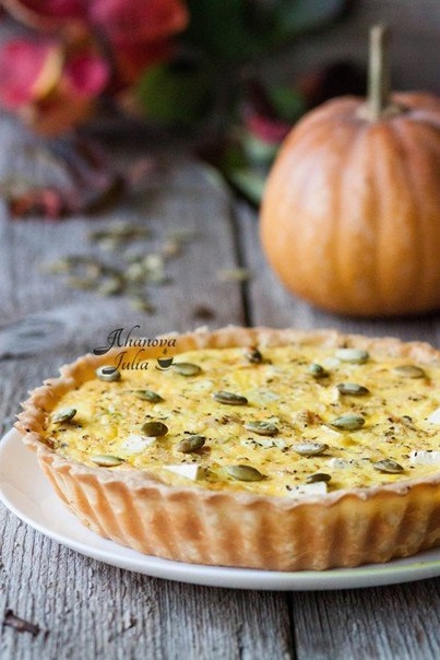 Куриный пирог с тыквой