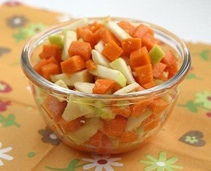 Салат из тыквы с яблоками