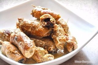 Крученики с черносливом.