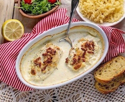 Куриные грудки в сливках по-милански