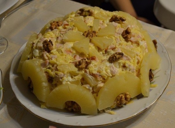 Закусочный торт-салат "Буржуа"