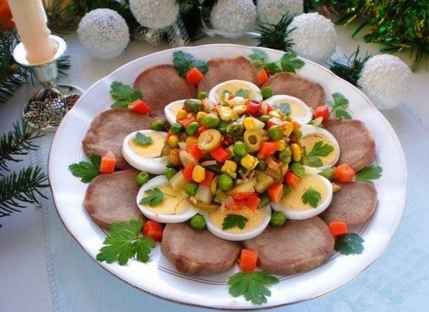 Салат из языка "Песня"
