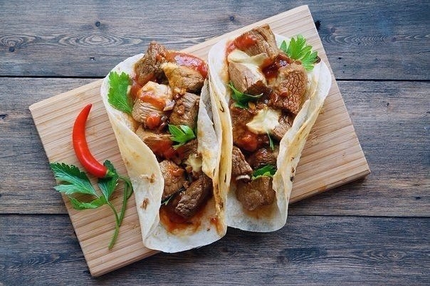 Конвертик с мясом