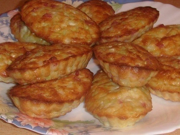 Очень вкусные капустные кексики на завтрак