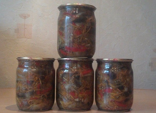 КОРЕЙСКАЯ ЗАКУСКА ИЗ БАКЛАЖАН