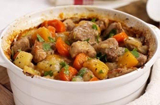 Мясо с овощами в духовке Мясо с овощами в духовке