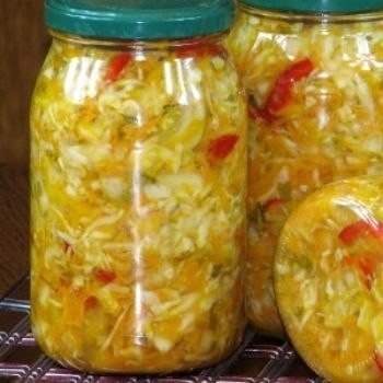 САЛАТ ИЗ КАПУСТЫ НА ЗИМУ "БЕЛОЦЕРКОВСКИЙ"