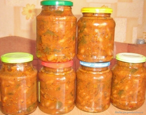 ГРЕЧЕСКАЯ ЗАКУСКА ИЗ МОРКОВИ С ФАСОЛЬЮ НА ЗИМУ ГРЕЧЕСКАЯ ЗАКУСКА ИЗ МОРКОВИ С ФАСОЛЬЮ НА ЗИМУ