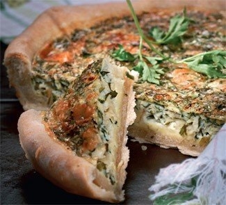 Пирог с сыром и петрушкой