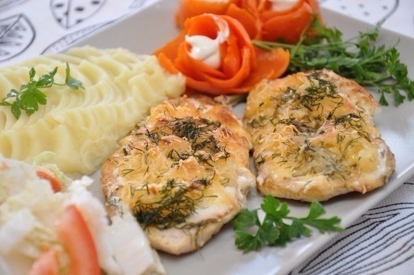 Курочка в ананасах
