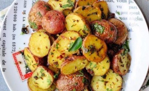 ЗАПЕЧЕННЫЙ МОЛОДОЙ КАРТОФЕЛЬ С ХРЕНОМ И ЛИМОНОМ ЗАПЕЧЕННЫЙ МОЛОДОЙ КАРТОФЕЛЬ С ХРЕНОМ И ЛИМОНОМ