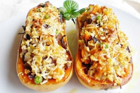 КАБАЧКИ, ФАРШИРОВАННЫЕ РИСОМ