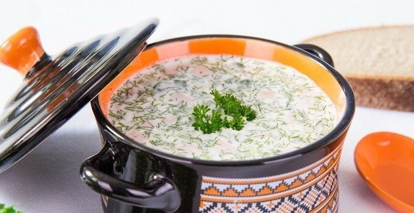 Окрошка на сыворотке: пошаговый фото-рецепт Окрошка на сыворотке: пошаговый фото-рецепт