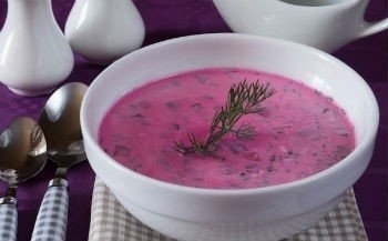 Свекольник из маринованной свеклы