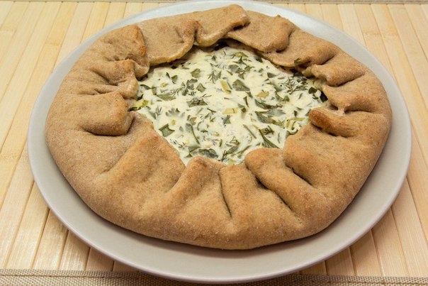 Цельнозерновая галета с творогом