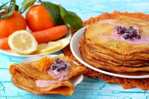Морковные блины