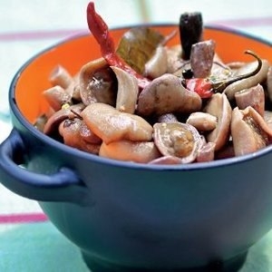Соленые лесные грибы (грузди, рыжики, волнушки, горькушки)
