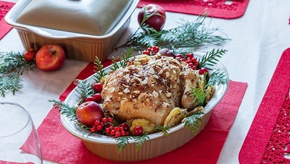 Курица, запеченная по-французски