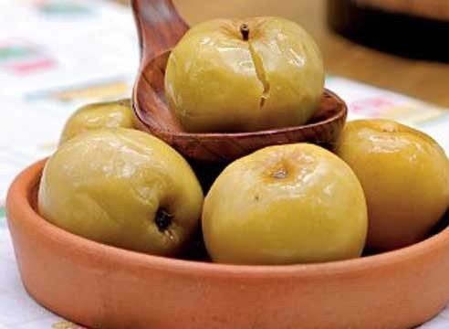 Моченые яблоки с медом