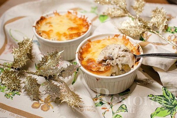 АРОМАТНЫЙ ЖУЛЬЕН С КУРИЦЕЙ И ГРИБАМИ
