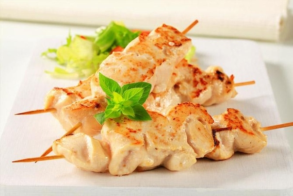 Диетический шашлык из куриной грудки Диетический шашлык из куриной грудки