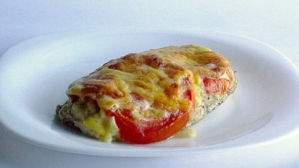 Куриные отбивные с помидором