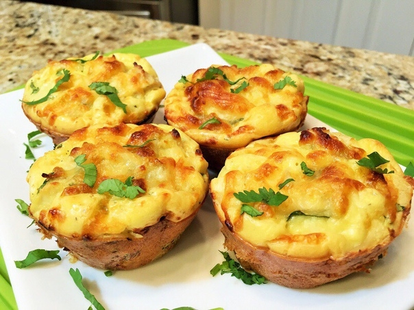 Кабачковые корзинки с курицей