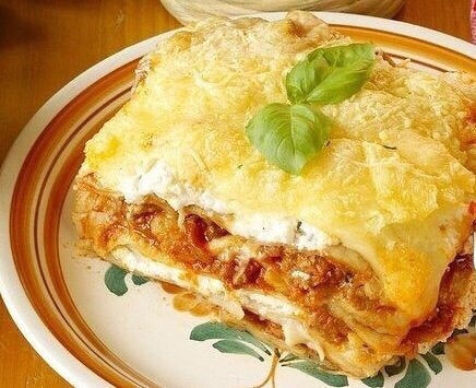 Вкуснейшая лазанья без грамма теста