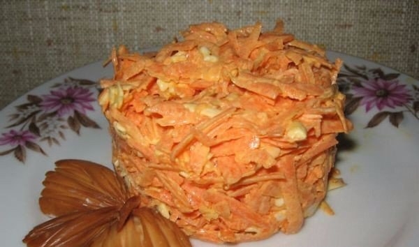 Морковно-чесночный салат