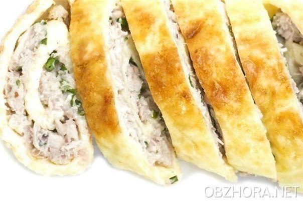 Куриный рулет в духовке Куриный рулет в духовке