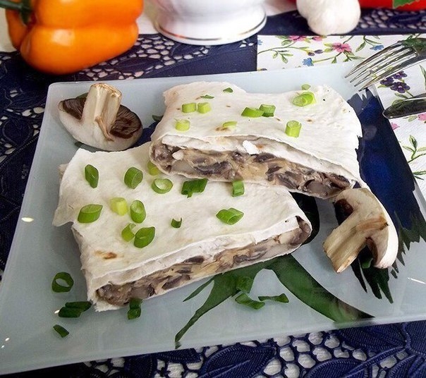 Жюльен в лаваше: вкуснейший перекус!