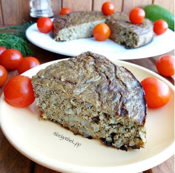 Печеночная запеканка с рисом, без муки!