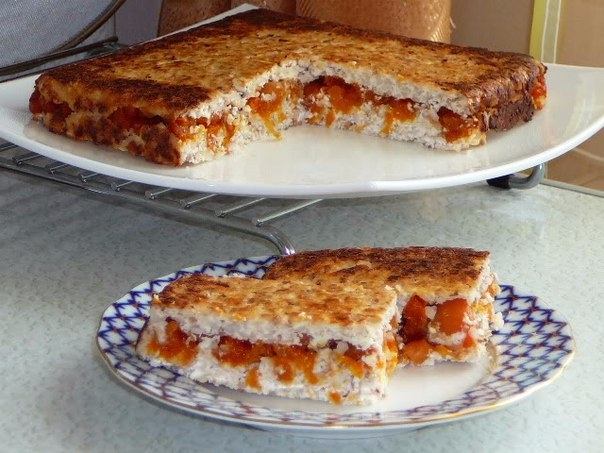 Гречневая запеканка с курагой