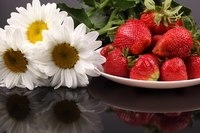 Коктейли из клубники.
