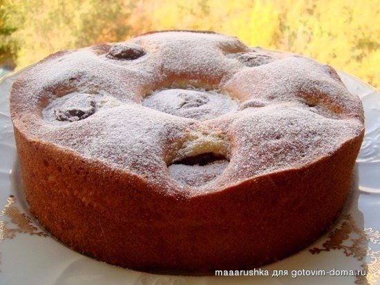 Пирог "Яблочки с шоколадом"