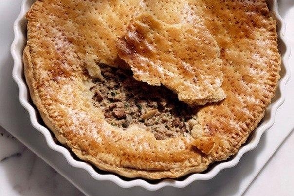Пирог с уткой в горшочке