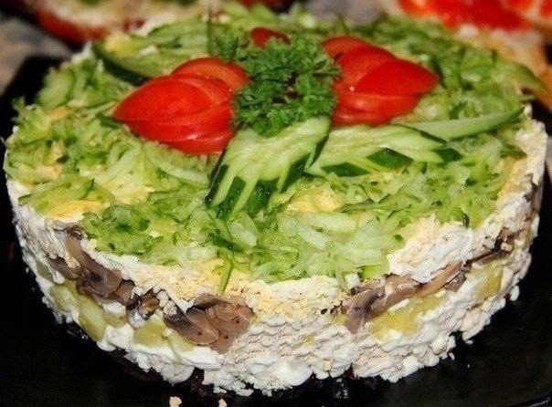 САЛАТ "ВЕНЕЦИЯ" - СЫТНО И ВКУСНО!