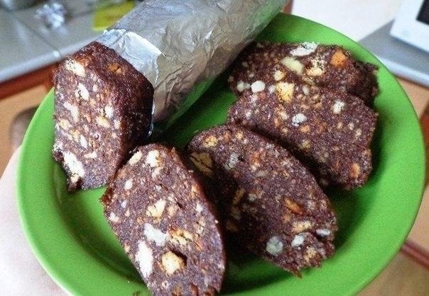 РЕЦЕПТ СЛАДКОЙ КОЛБАСКИ