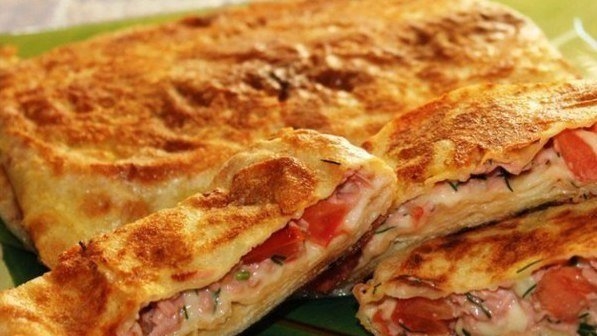 ВКУСНАЯ ЗАПЕКАНКА В ЛАВАШЕ ВКУСНАЯ ЗАПЕКАНКА В ЛАВАШЕ