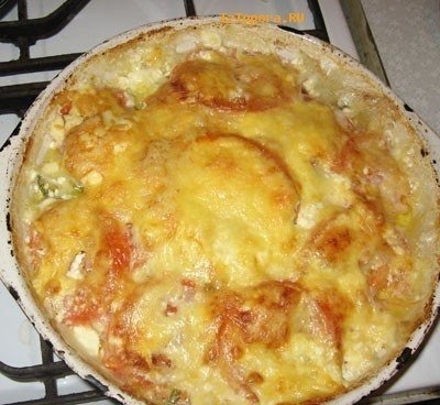 ТУШЕНОЕ МЯСКО ПОД СЫРОМ