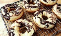 Вкусные пончики с Нутеллой