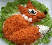 Салат лисья шубка.