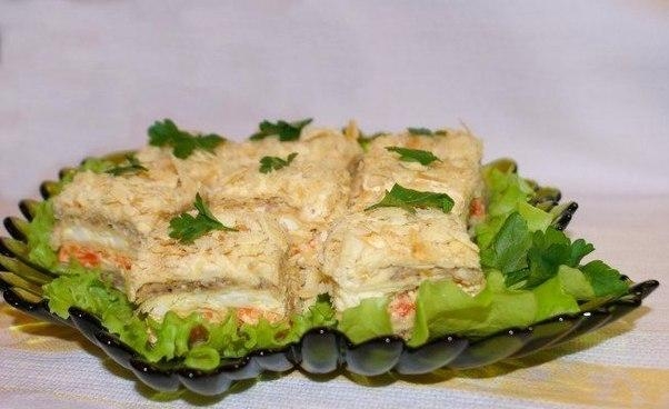 рецепт: “Наполеон” закусочный рецепт: “Наполеон” закусочный