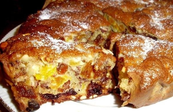 Рецепт: Кекс с сухофруктами