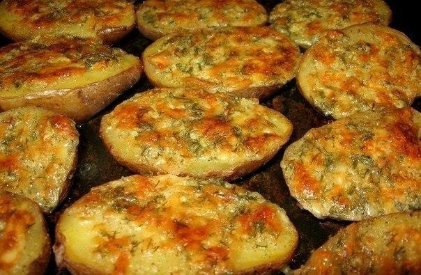 Рецепт: Чесночная картошечка Рецепт: Чесночная картошечка
