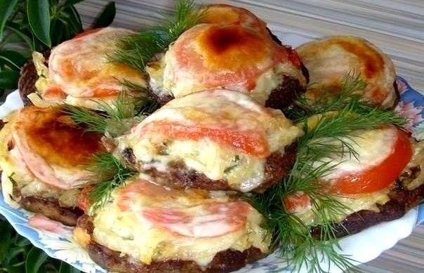 Рецепт: Печень с овощами Рецепт: Печень с овощами