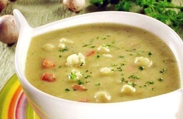 Рецепт: Грибной суп-пюре с картофлем Рецепт: Грибной суп-пюре с картофлем