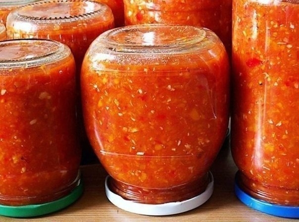 Рецепт: Аджика острая из кабачков Рецепт: Аджика острая из кабачков