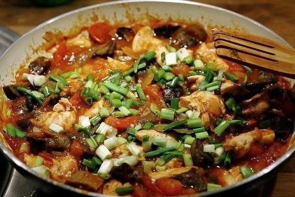 Рецепт: Курица по-итальянски (Каччиаторе)